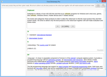 Fora Dictionary Pro screenshot 7