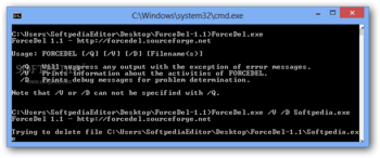 ForceDel screenshot