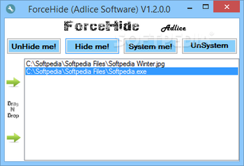 ForceHide screenshot