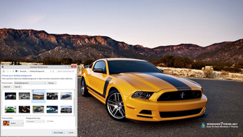 Ford Mustang Windows 7 Theme screenshot