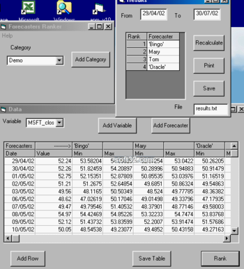 Forecasters Ranker screenshot 2