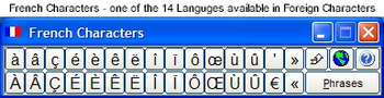 Foreign Characters screenshot
