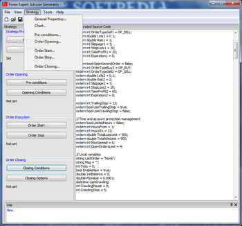 Forex Expert Advisor Generator screenshot 2
