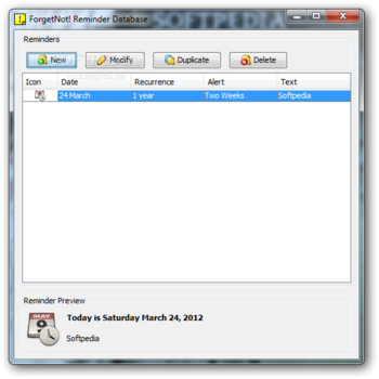 ForgetNot! screenshot