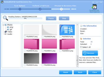 Formatted SD Card Recovery Pro screenshot 3