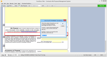 FormDocs Filler - Contractor Bid Proposal Management System screenshot 2