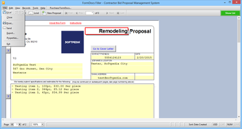 FormDocs Filler - Contractor Bid Proposal Management System screenshot 4