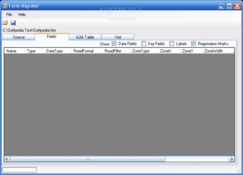 FormMigrator screenshot 2