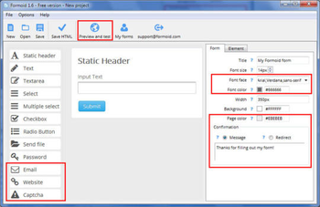 Formoid screenshot
