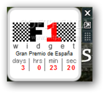 Formula 1 Widget screenshot