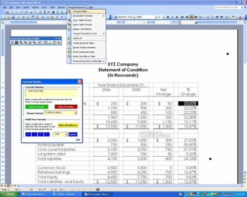 Formula Builder for MS Word - Accounting screenshot