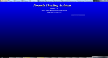 Formula Checking Assistant screenshot