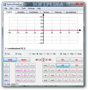 Fornux Calculator screenshot