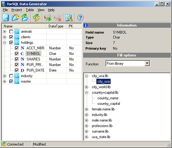 forSQL Data Generator screenshot 2