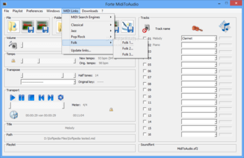 Forte MidiToAudio screenshot 4