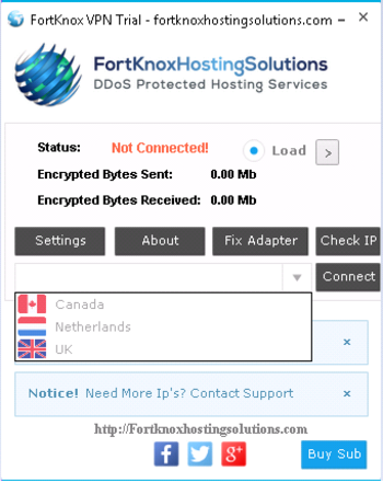 Fortknox VPN screenshot 3