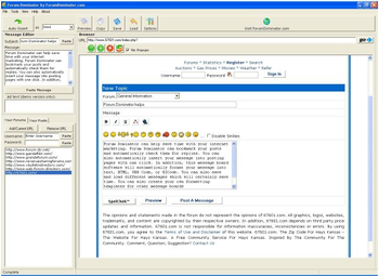 Forum Dominator screenshot 2