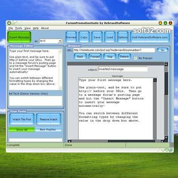 Forum Promotion Suite screenshot 2