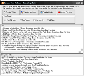 Forums Watcher screenshot