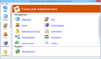 FossLook Automation Platform screenshot