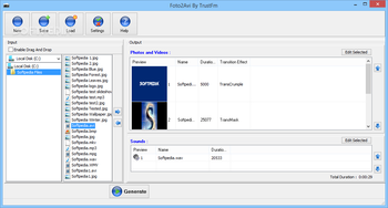 Foto2Avi screenshot