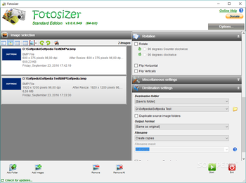 Fotosizer screenshot 3