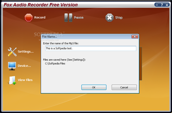 Fox Audio Recorder screenshot