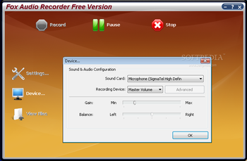 Fox Audio Recorder screenshot 2