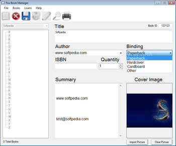 Fox Book Manager screenshot 2