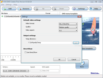 Fox DVD Creator screenshot 2