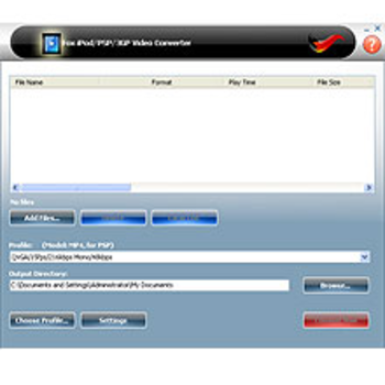 Fox iPod/PSP/3GP Video Converter screenshot