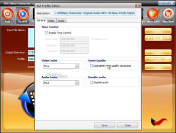 Fox Video Converter screenshot 5