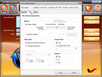 Fox Video Converter screenshot 6
