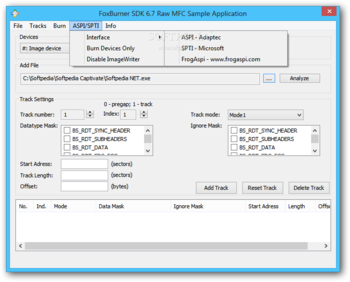 FoxBurner SDK (formerly Pixbyte Burning SDK) screenshot 9