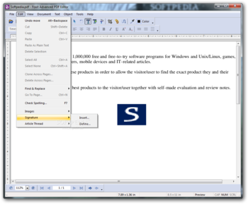 Foxit Advanced PDF Editor screenshot 3