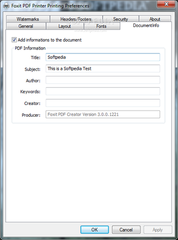 Foxit PDF Creator screenshot 4