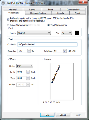 Foxit PDF Creator screenshot 5
