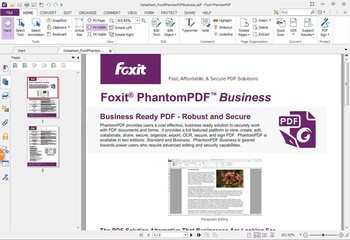 Foxit PhantomPDF Business screenshot