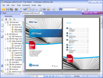 Foxit Reader Portable screenshot
