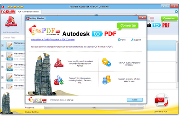 FoxPDF Autodesk to PDF Converter screenshot
