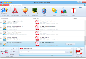 FoxPDF Image to PDF Converter screenshot