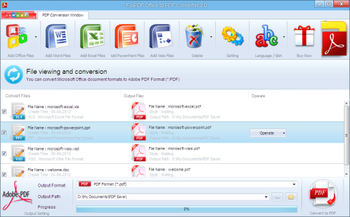 FoxPDF Office to PDF Converter screenshot