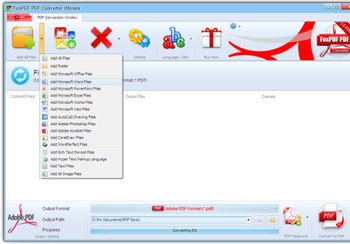 FoxPDF PDF Converter Ultimate screenshot