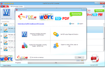 FoxPDF Word  screenshot