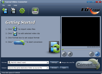Foxreal Video Converter screenshot