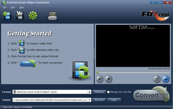 Foxreal Xoom Video Conveter screenshot 2