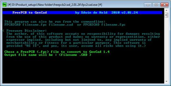 Fpcb2cad screenshot