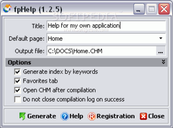 fpHelp Builder screenshot