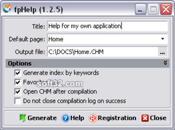 fpHelp Builder screenshot 2