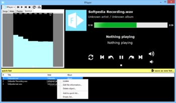 fPlayer screenshot 3